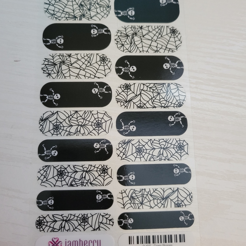 Full Sheet Jam Nail Wraps for Halloween
